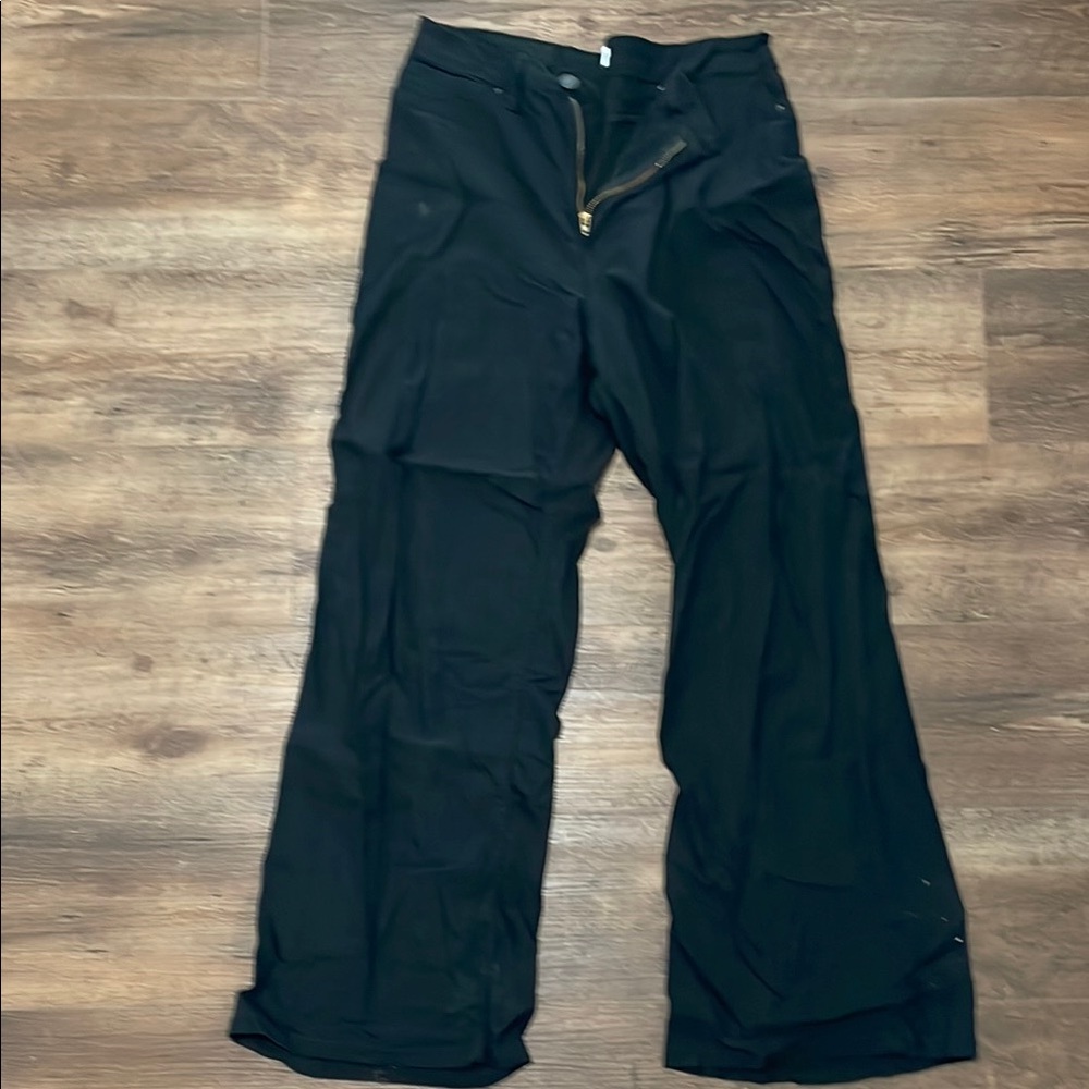 YMI Black Wide Leg Pants with Stretchy Fabric